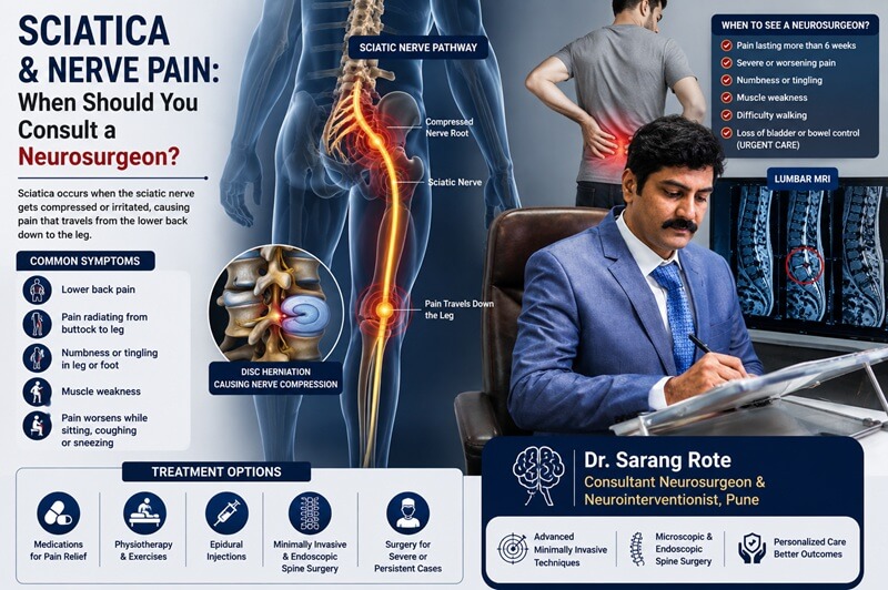 Sciatica and Nerve Pain: When Should You Consult a Neurosurgeon?